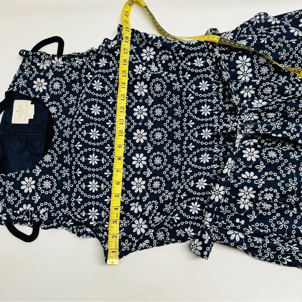 Kate Spade ♠️ navy eyelet mini dress size 12